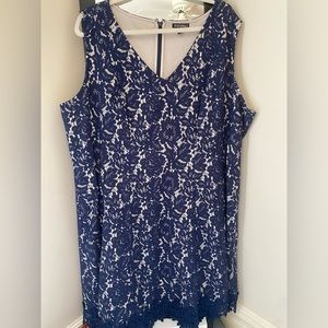 Roz & Ali size 24 lace overlay dress
